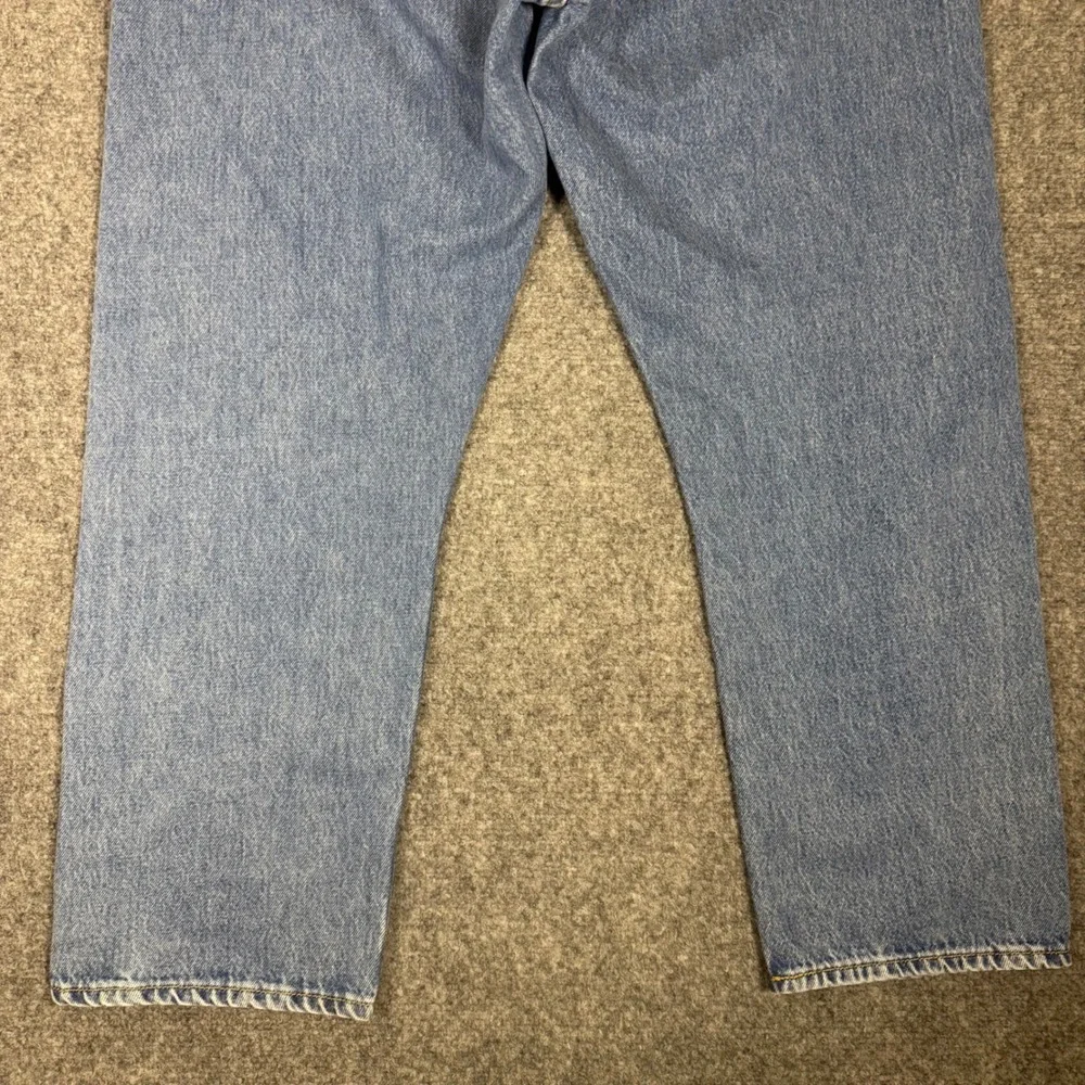 Levi's Wedgie Straight Jeans Men's 38x28 Blue Ombre Dip Dye Cotton Denim